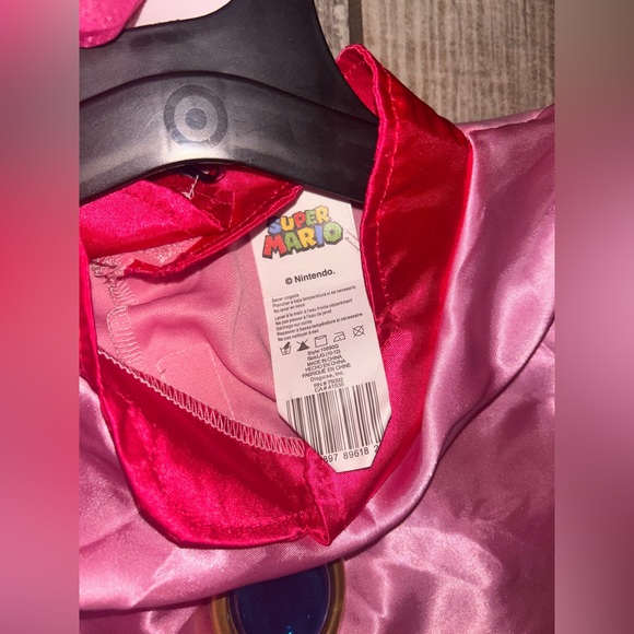 Super Mario Princess Peach Costume Dress L 10/12 - Picture 6 of 11